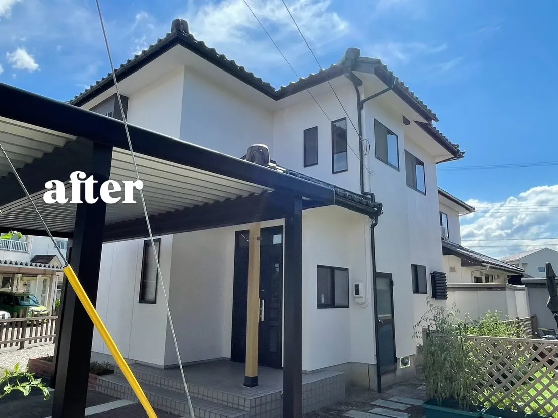 富山市 S様邸| 外壁塗装工事のご紹介です✨
