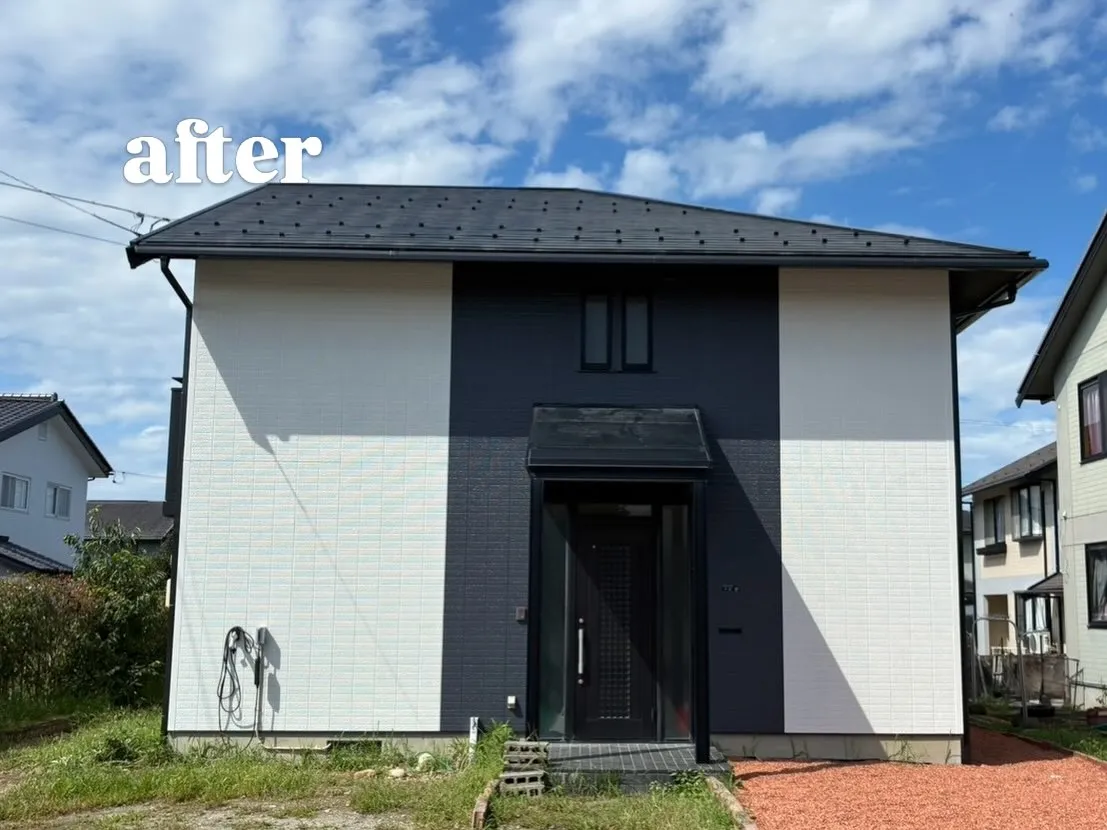🏠富山市H様邸｜外壁防水塗装工事
